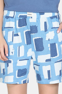Zivame 2 Mile Fashion Knit Cotton Loungewear Set - Dutch Canal — thumbnail 7